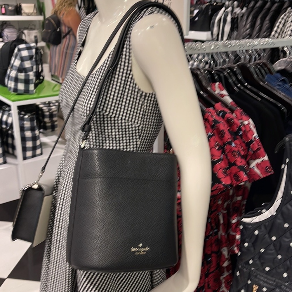 Kate Spade Leila small bucket bag color: Black 

NWT - Picture 13 of 16